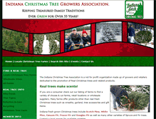 Tablet Screenshot of indianachristmastree.com
